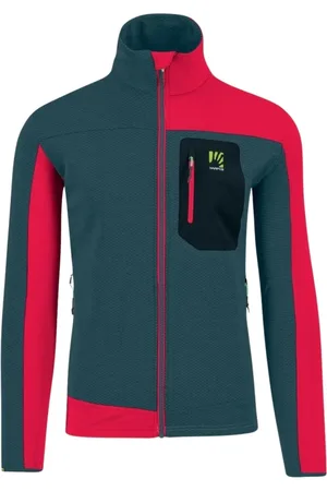 Karpos Sport, Herre, Grøn, L, Uld, Grøn Sweater med Lynlåslommer