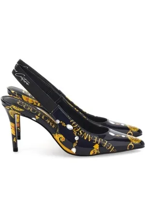 VERSACE Sko, Dame, Sort, 38 EU, Uld, Flade sko