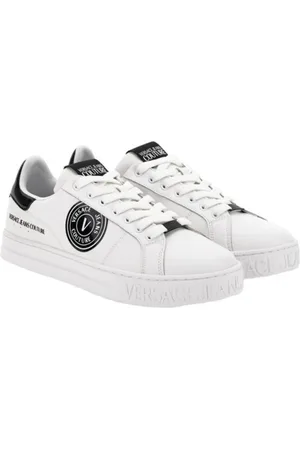 VERSACE Sko, Herre, Hvid, 43 EU, Sneakers