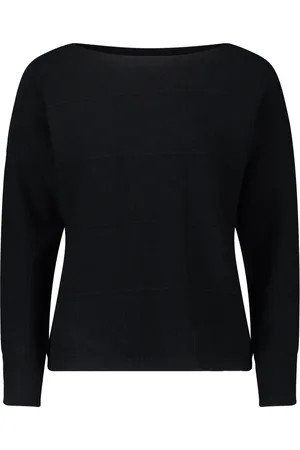Betty Barclay Strik, Dame, Sort, XL, Uld, Ternede Finstrikket Sweater