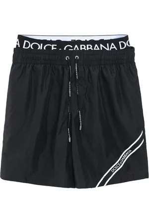 Dolce & Gabbana Badetøj, Herre, Sort, S, Polyester, Moderne Sort Polyester Badetøj til Mænd
