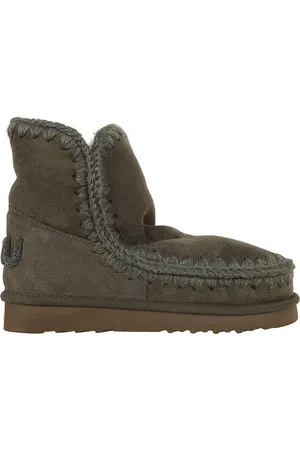Mou Sko, Dame, Grøn, 37 EU, Uld, Glitter Logo Eskimo Stil