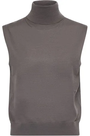 Kaos Strik, Dame, Grå, M, Uld, Duegrå Sweater Kollektion