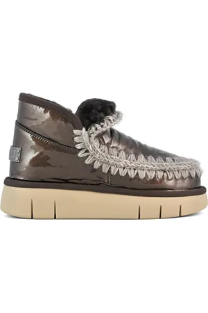 Mou Sko, Dame, Brun, 36 EU, Fåreskind Dobbelt-Face Sneakers