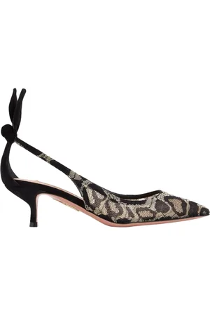 Aquazzura Sko, Dame, Gul, 37 EU, Uld, Blonde Pumpe Guld/Sort Elegante Sko