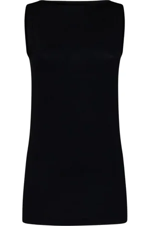 Wolford Top, Dame, Sort, L, Uld, Sort Ærmeløs Bådhals Sweater