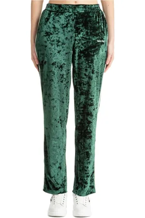 MC2 SAINT BARTH Bukser, Dame, Grøn, M, Polyester, Mid Waist Sweatpants med Logo