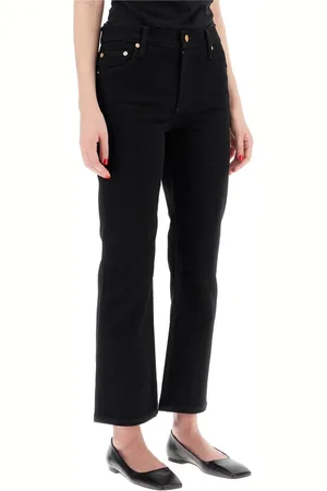 Tory Burch Jeans, Dame, Sort, W28, Bomuld, Flared Kick Jeans