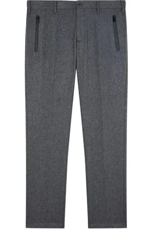 Paul & Shark Bukser, Herre, Grå, XL, Uld, Grå Chino Bukser i Teknisk Uld