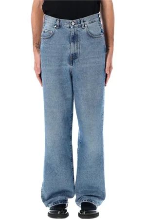 Séfr Jeans, Herre, Blå, W34, Bomuld, Country Wide Leg Jeans