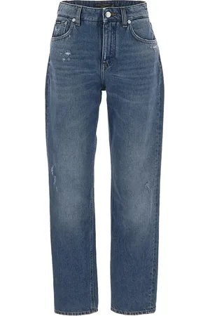 Dolce & Gabbana Jeans, Dame, Blå, M, Denim, Denim Boyfriend Jeans