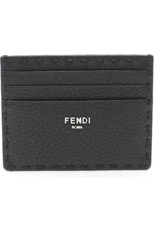 Fendi Pre-owned, Herre, Sort, ONE SIZE, Pre-owned Laeder punge