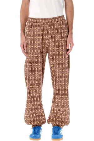 WALES BONNER Bukser, Herre, Brun, L, Bomuld, Orange Brun Power Track Pant Bukser