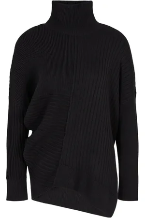 Armani Exchange Strik, Dame, Sort, XS, Uld, Blød Uldblandet Sweater