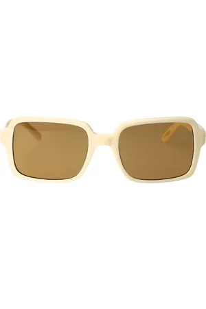 GCDS Tilbehør, unisex, Hvid, 54 MM, Uld, Stilfulde solbriller Gd0059/S