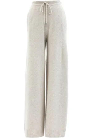 C.T.Plage Bukser, Dame, Hvid, M, Uld, Raccoon Fox Wide Leg Wool Pants