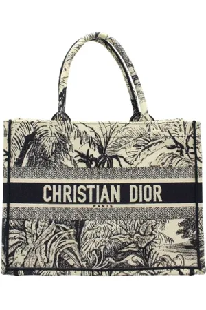 Dior Pre-owned, Dame, Hvid, ONE SIZE, Tyl, Pre-owned Canvas totes