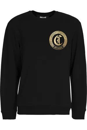 Roberto Cavalli Sweathshirts & Hoodies, Herre, Sort, 2XL, Sweaters