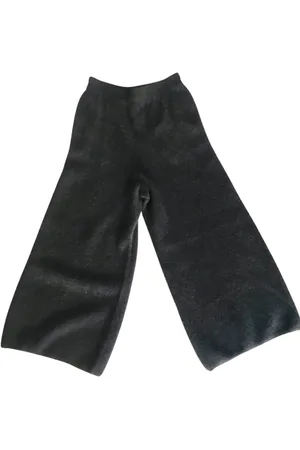 C.T.Plage Bukser, Dame, Sort, XS, Cashmere, Racoon Cashmere Wide Leg Pants