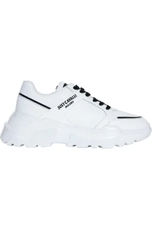 Roberto Cavalli Sko, Herre, Hvid, 43 EU, Sneakers