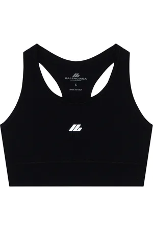 Balenciaga Top, Dame, Sort, L, Uld, Stilfuld Top med Girocollo Design