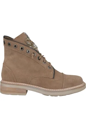 Alma en Pena Sko, Dame, Brun, 41 EU, Bootie central ornament