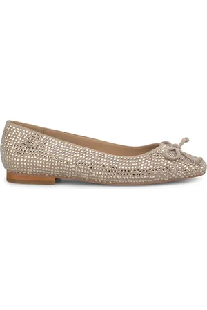 Alma en Pena Sko, Dame, , 36 EU, Rhinestone ballerina med sløjfe