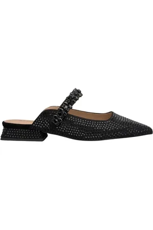 Alma en Pena Sko, Dame, Sort, 40 EU, Rhinestone Mule