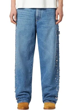 1989 STUDIO Jeans, Herre, Blå, W33, Denim, Almindelig pasform denim jeans