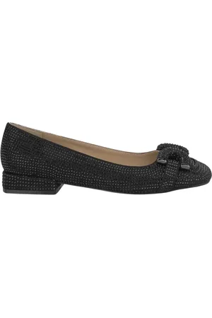 Alma en Pena Sko, Dame, Sort, 36 EU, Ballerina med glitter
