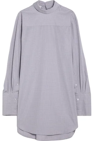 DRIES VAN NOTEN Bluser & Skjorter, Dame, Blå, XS, Bomuld, Langærmet Skjorte