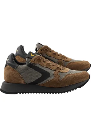 Valsport 1920 Sko, Herre, Flerfarvet, 40 EU, Bomuld, Cordura Sneakers Brun Letvægts Håndlavet