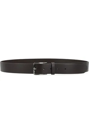 Gianni chiarini Tilbehør, Herre, Brun, 115 CM, Læder, Flad Bælte i Brun Læder
