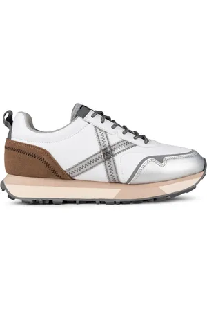 Munich Sko, Dame, Hvid, 41 EU, Sporty Hvide Sneakers Next Kollektion