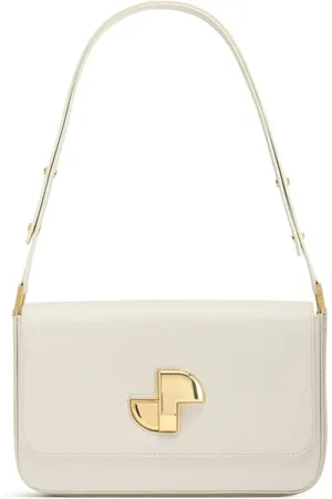 Patou Taske, Dame, , ONE SIZE, Læder, Off-White Læder Logo Plaque Taske