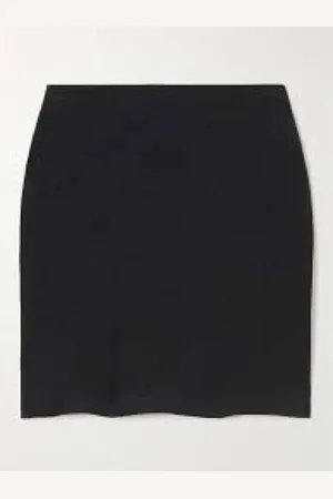 Balenciaga Nederdel, Dame, Sort, S, Uld, Stilfuld A-line Nederdel til Kvinder