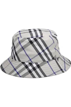 Burberry Tilbehør, Dame, Flerfarvet, M, Bomuld, Bias Check Bucket Hat