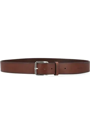 Gianni chiarini Tilbehør, Herre, Brun, 115 CM, Læder, Flad Bælte i Brun Læder