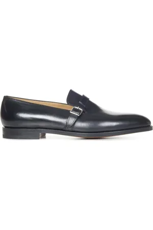 JOHN LOBB Sko, Herre, Sort, 43 EU, Læder, Sort Loafer Sko til Mænd