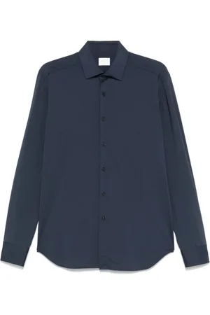 Xacus Skjorte, Herre, Blå, 3XL, Blå Stretch Cutaway Krave Skjorte