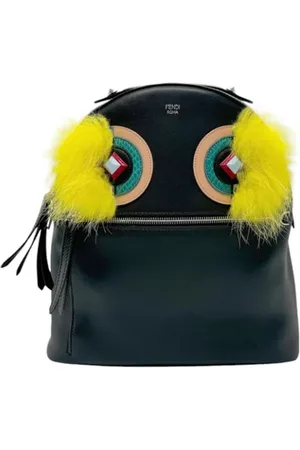 Fendi Pre-owned, Dame, Sort, ONE SIZE, Pre-owned Laeder fendi-tasker
