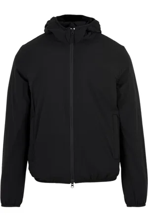 Aspesi Sweathshirts & Hoodies, Herre, Sort, S, Uld, Front Zip Double Pocket Inner Pocket Coat