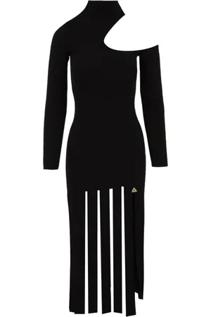 AKEP Kjole, Dame, Sort, M, Sort Elegant Kjole