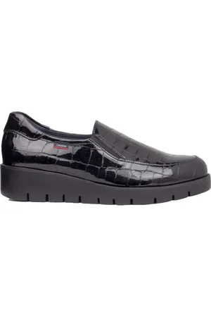 CallagHan Sko, Dame, Sort, 38 EU, Sort Afslappet Dames Loafers