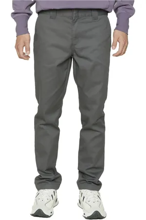 Dickies Bukser, Herre, Grå, W30 L34, Bomuld, Slim Fit Chino/Bybukser
