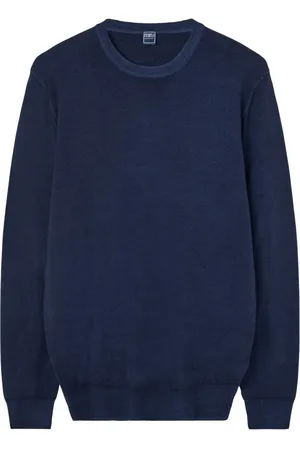 FEDELI Strik, Herre, Blå, 5XL, Uld, Merino Light Fast Jersey Sweaters