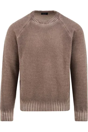 DRUMOHR Strik, Herre, Brun, M, Duegrå Sweater Model D8K103Tc