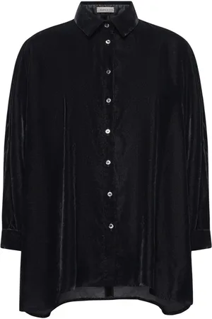 BLANCA Bluser & Skjorter, Dame, Grå, S, Uld, Antracit Skjorte til Stilfuldt Look