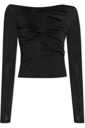 Cult Gaia Top, Dame, Sort, 2XS, Top Rosia