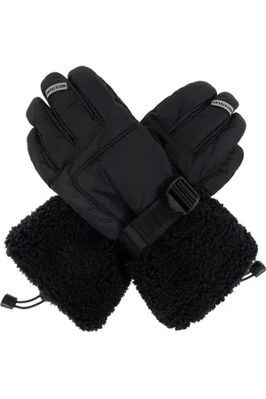 UGG Tilbehør, Dame, Sort, L, Uld, Shasta skihandsker med falsk pels